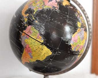 IKEA LINDRANDE Decoração Globo Terrestre Preto 11