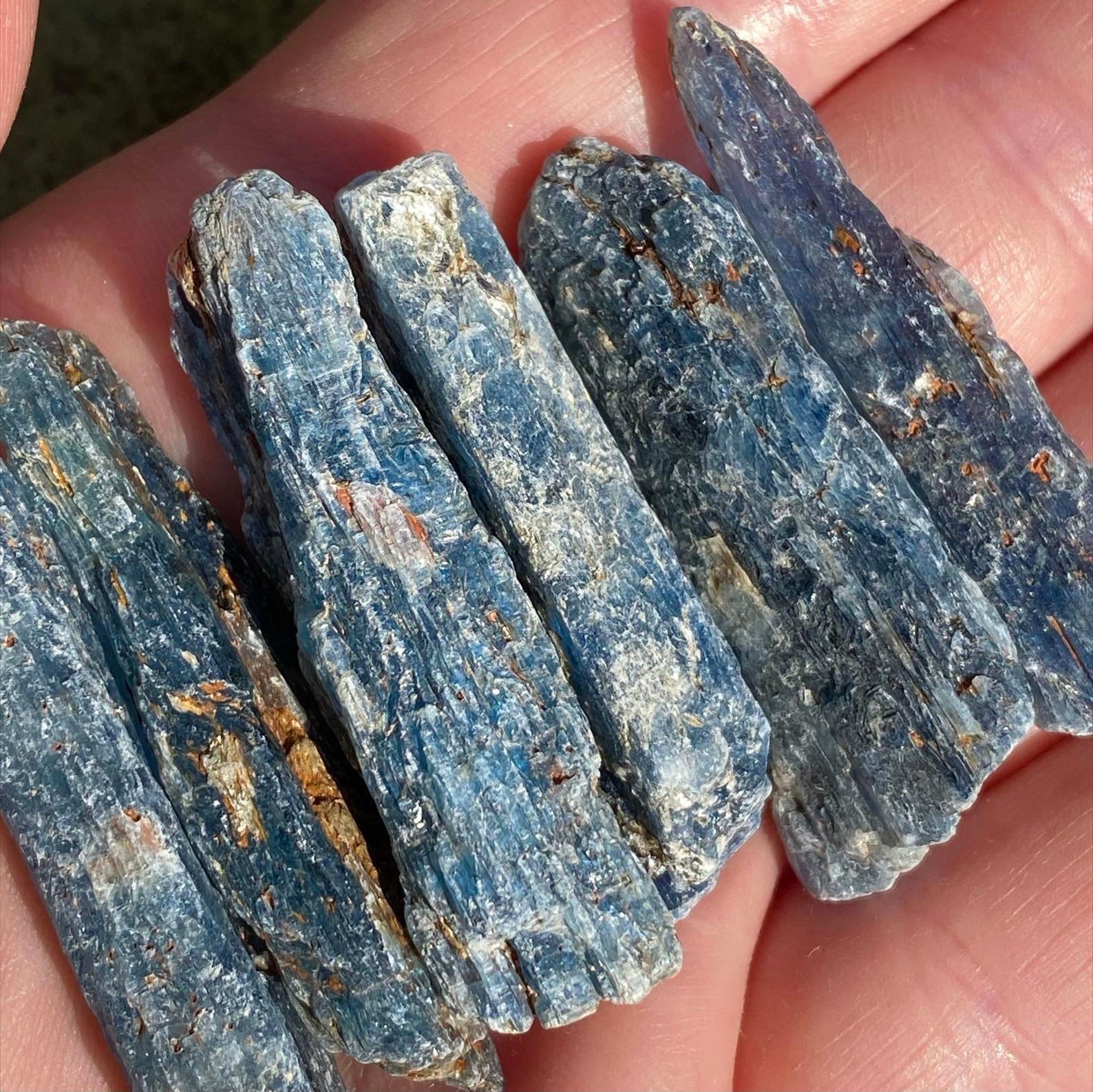 Ocean Kyanite Crystals Lot of 6 Australian Kyanite Crystals Etsy