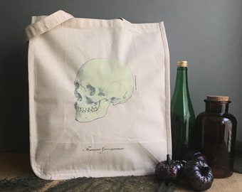 Glow in the Dark Halloween Skull Tote Bag (Limited Quantities)