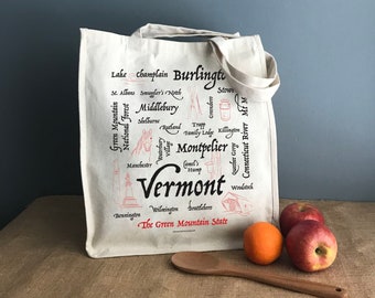 Vermont Icons Tote Bag