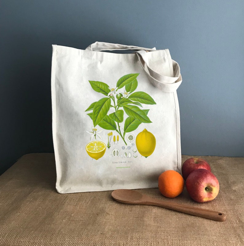 Lemon Tote Bag image 1