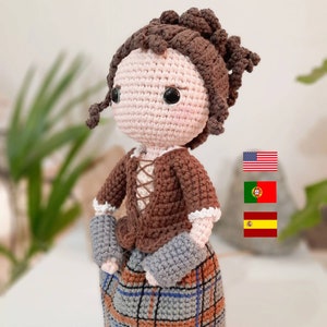 Claire, amigurumi doll: Amigurumi Pattern in PDF file