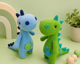 Peter T-Rex, padrão amigurumi