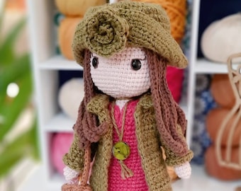 Penelope, Amigurumi doll: Amigurumi Pattern in PDF file