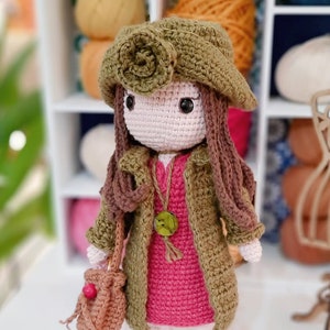 Penelope, Amigurumi doll: Amigurumi Pattern in PDF file