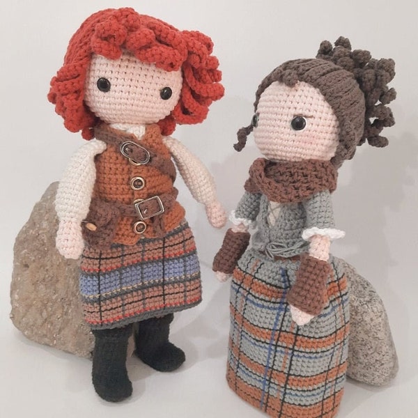 Jamie and Claire, Amigurumi Pattern