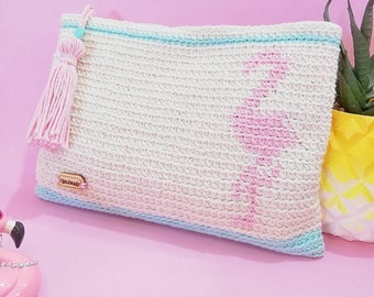Flamingo Bag, Tapestry Crochet Pattern
