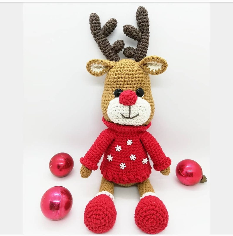RENO de NAVIDAD Patrón Amigurumi en PDF - Etsy España