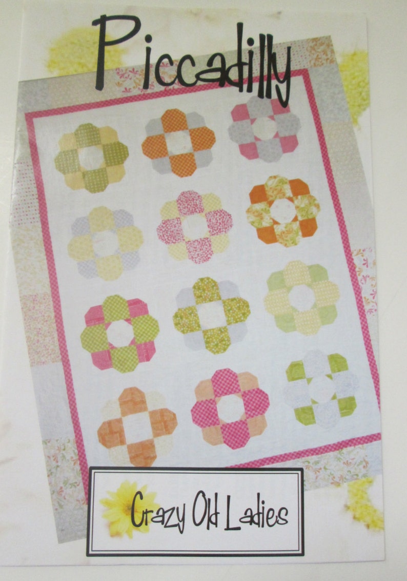 Piccadilly Quilt Pattern No. 21 Crazy Old Ladies Etsy