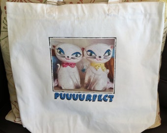 The Puuuuurfect Kitty Tote! 1950's Cuteness!