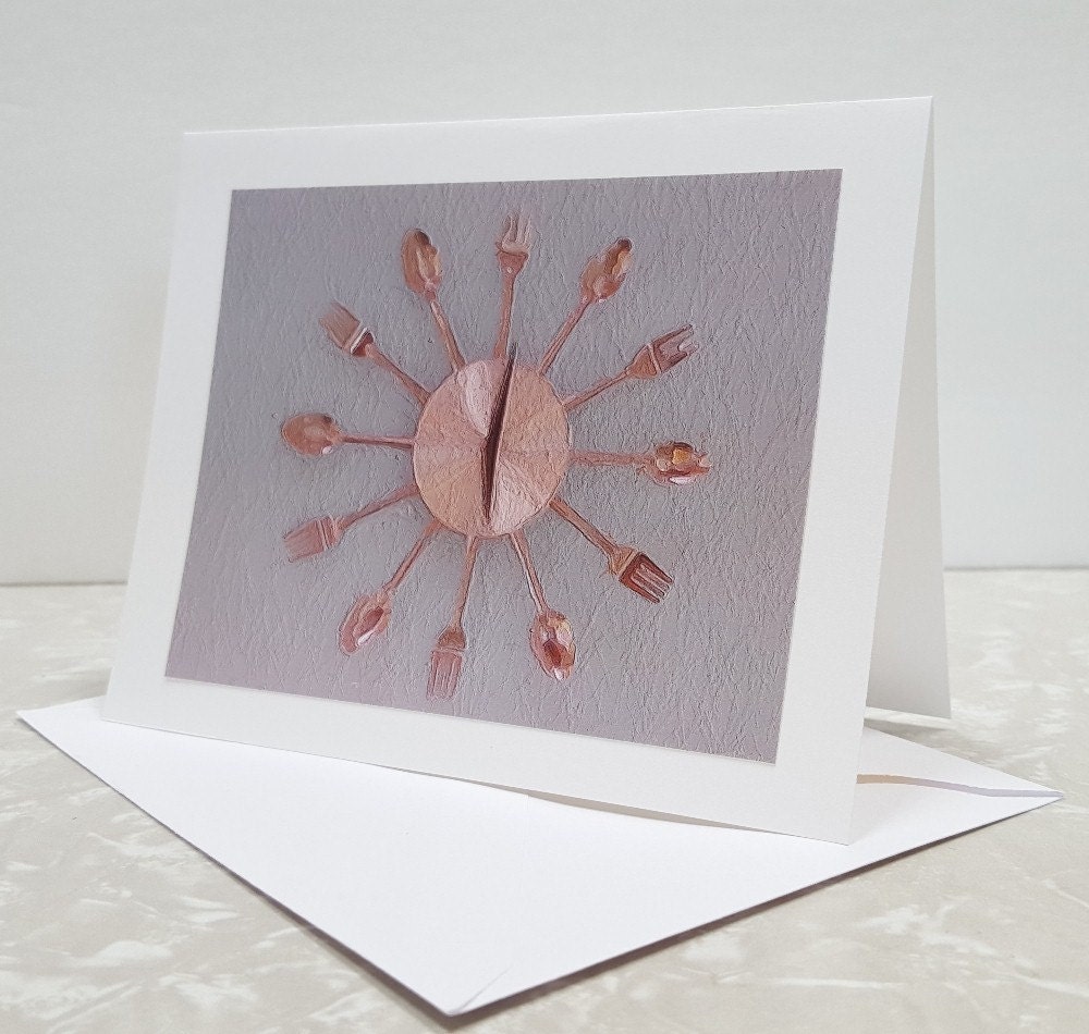 Mid Century Atomic Note Cards 6 Pack - Etsy