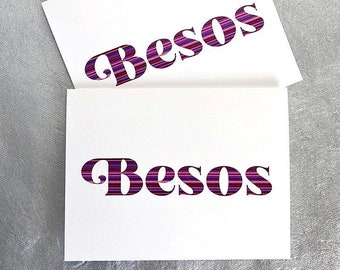 Besos Kisses *Single* Card