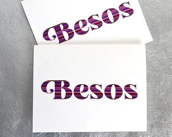 Besos Kisses Cards Set