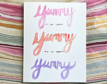 Yummy Yummy Love *single* Card