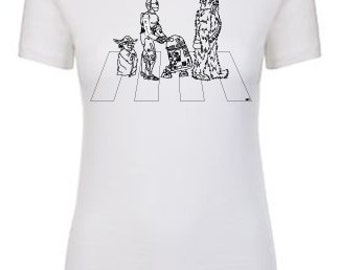Star Wars Inspired Tribute Women's Graphic Tee Shirt