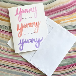 Yummy Yummy Love single Card image 3