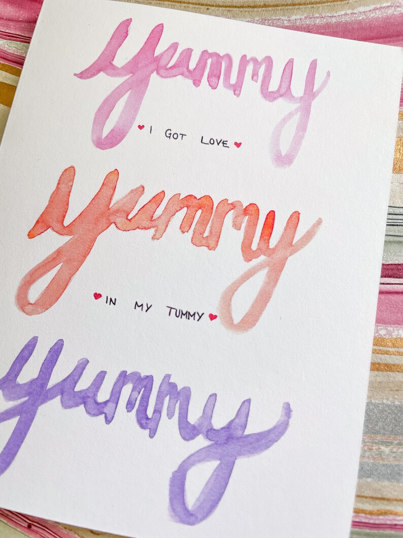 Yummy Yummy Love single Card image 2