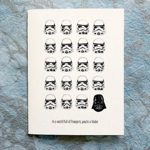 Storm Trooper and Darth Vader *Single* Card