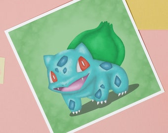 Bulbasaur Digital Painting [PRINT]