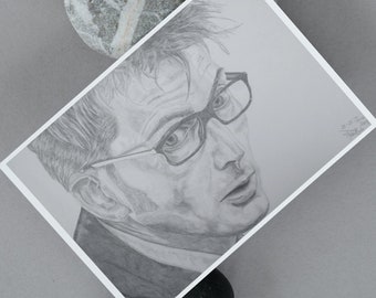 Tenth Doctor Pencil [PRINT]