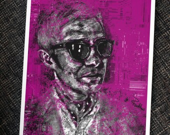 Abstract Martin Freeman - Digital Painting [PRINT]