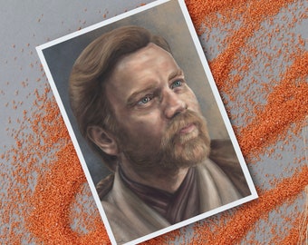 Obi-Wan Kenobi Digital Portrait [PRINT]