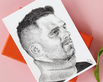 Sebastian Stan Sketch [PRINT]