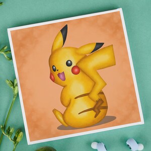 Peinture numérique Pikachu [IMPRIMER]
