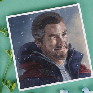 Doctor Strange Wink - No Way Home Trailer - Digital Painting [PRINT]