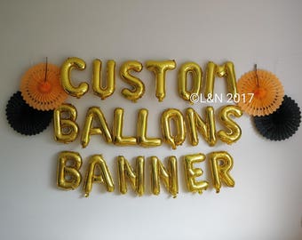 custom balloons etsy happy birthday balloons with names