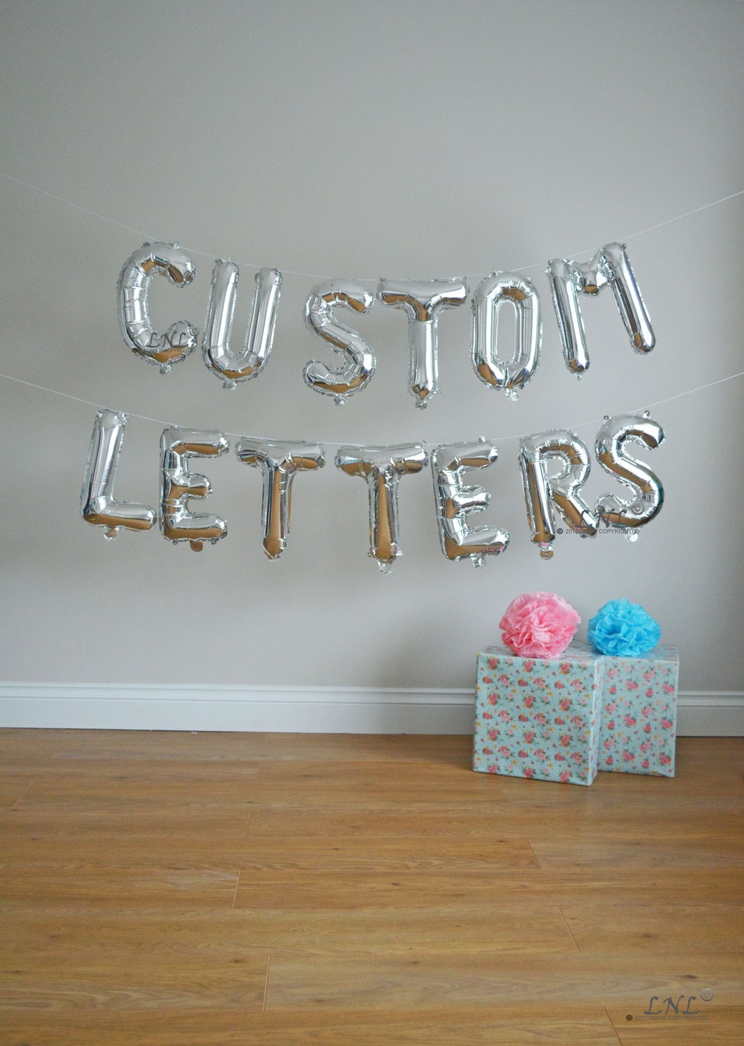 Blow up best sale balloon letters