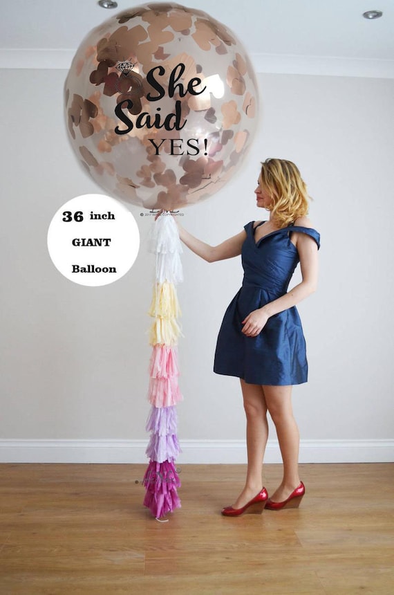 Christmas Gender Reveal Balloon Jumbo 36 Gold Gender Reveal Balloon Giant balloon with red and green tassels plus pink and blue confetti