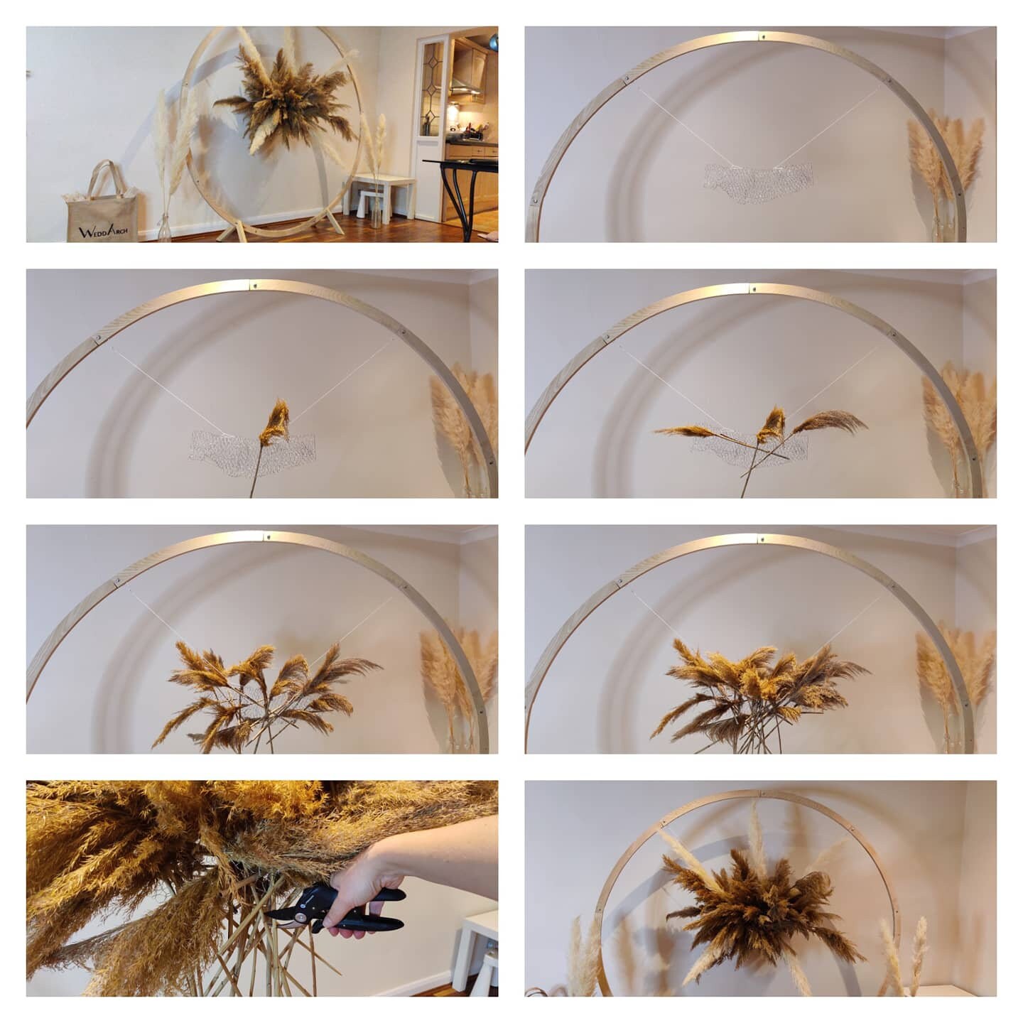 Pampas Grass Cloud DIY Installations Kit / Pampas Grass Cloud Etsy