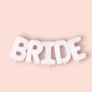 Bride Balloons Letter Banner Hen Bachelor Party