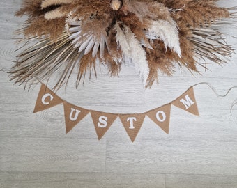 Custom Bunting Personalised Banner Any Words