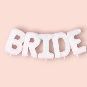 Braut Luftballons Brief Banner Hen Junggesellenabschied