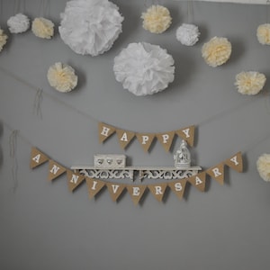 Happy Anniversary Bunting Anniversary Banner