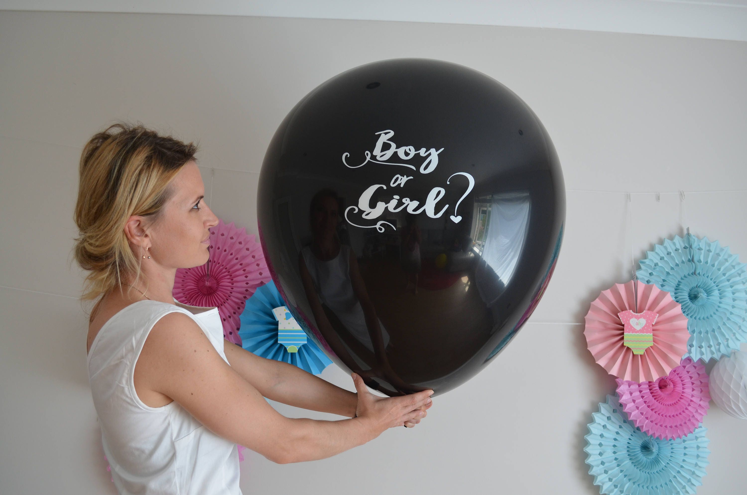 Gender Reveal Balloon Confetti / Boy or Girl Etsy