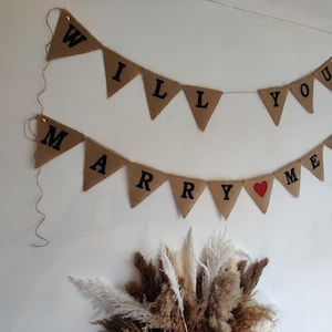 Will You Marry Me Bunting  / Proposal / Will You Marry Me