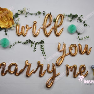 Marry Me Proposal Balloons