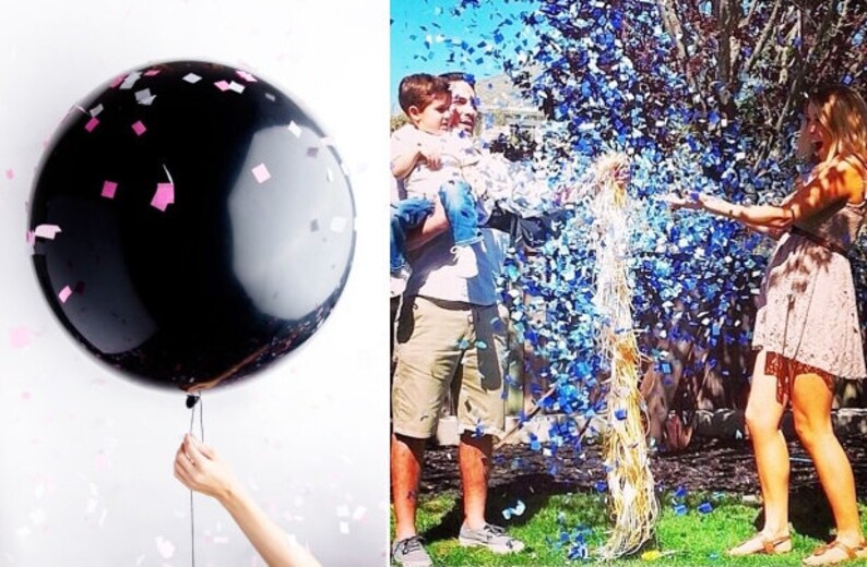 POP Gender Reveal Balloon Giant 36 Inch 3 feet Balloon reveal Etsy
