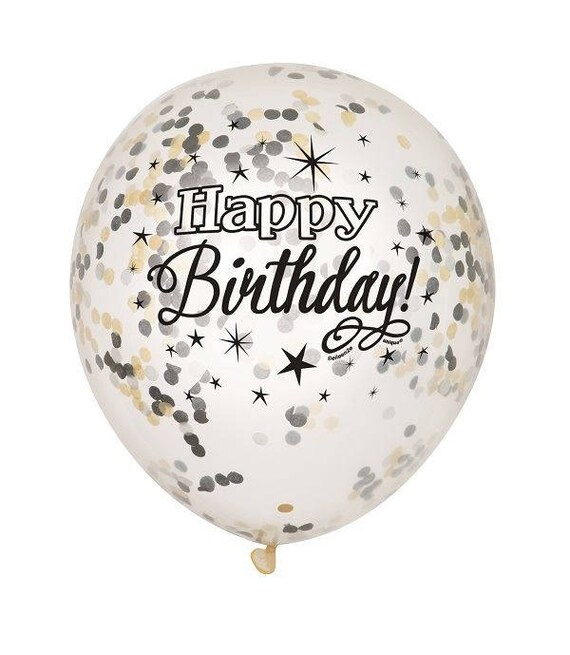 GIANT MULTI COLOURFUL Confetti Filled BALLOONS 36/" inch ~ Luxury Quality ~3 Pack