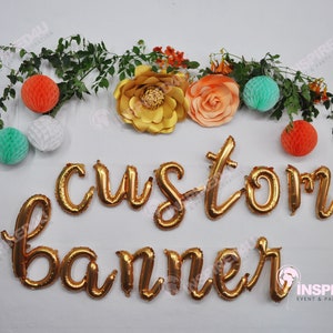 Letters Balloons Birthday Custom Name balloon Hen Anniversary Do Party Decorations Script Balloon Cursive foil
