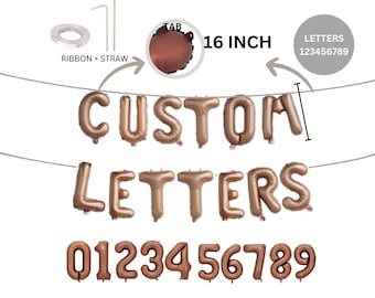 Alphabet Personalisierte Boho Farben Ballon Buchstaben Zahlen Jeder Name Geburtstag Banner Girlande