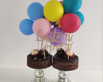 Unicorn Balloon Cake Topper Garland / Birthday Cake Decor / Balloon Garland