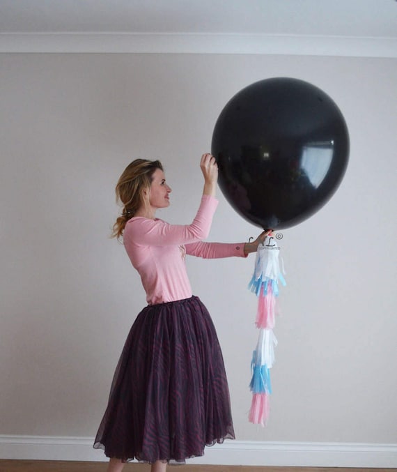 DIY POP Gender Reveal Balloon Giant 36 Inch 3 feet Balloon Etsy