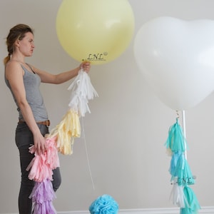 HUGE 36&quot; inch Heart Balloon Round Latex Balloons Big Latex Balloon Wedding Wedding Decor & Party Balloon Supplies