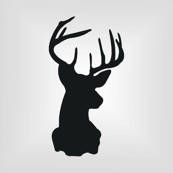 Download Buck Head Svg Deer Cutout Vector art Cricut Silhouette | Etsy