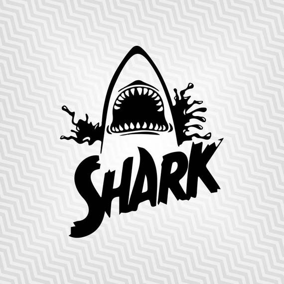 Download Shark Svg Shark Jaw Cutout Vector Cricut Silhouette Etsy