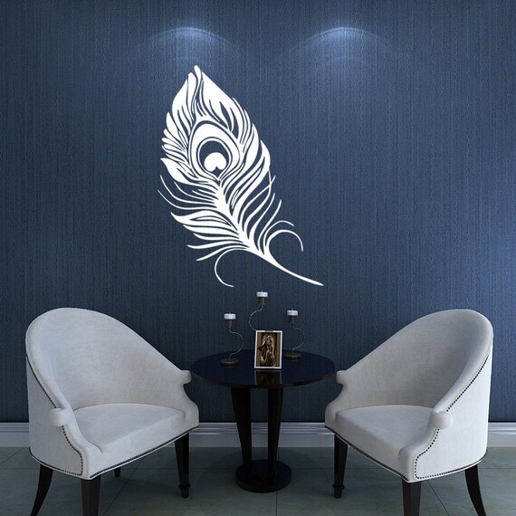 Flying Bird Feather Wall Decal Plume Vinyl Inspired Home Removable Mural Decor Flying Bird Feather Wall Decal Plume Vinyl Inspired Home Removable Mural Decor